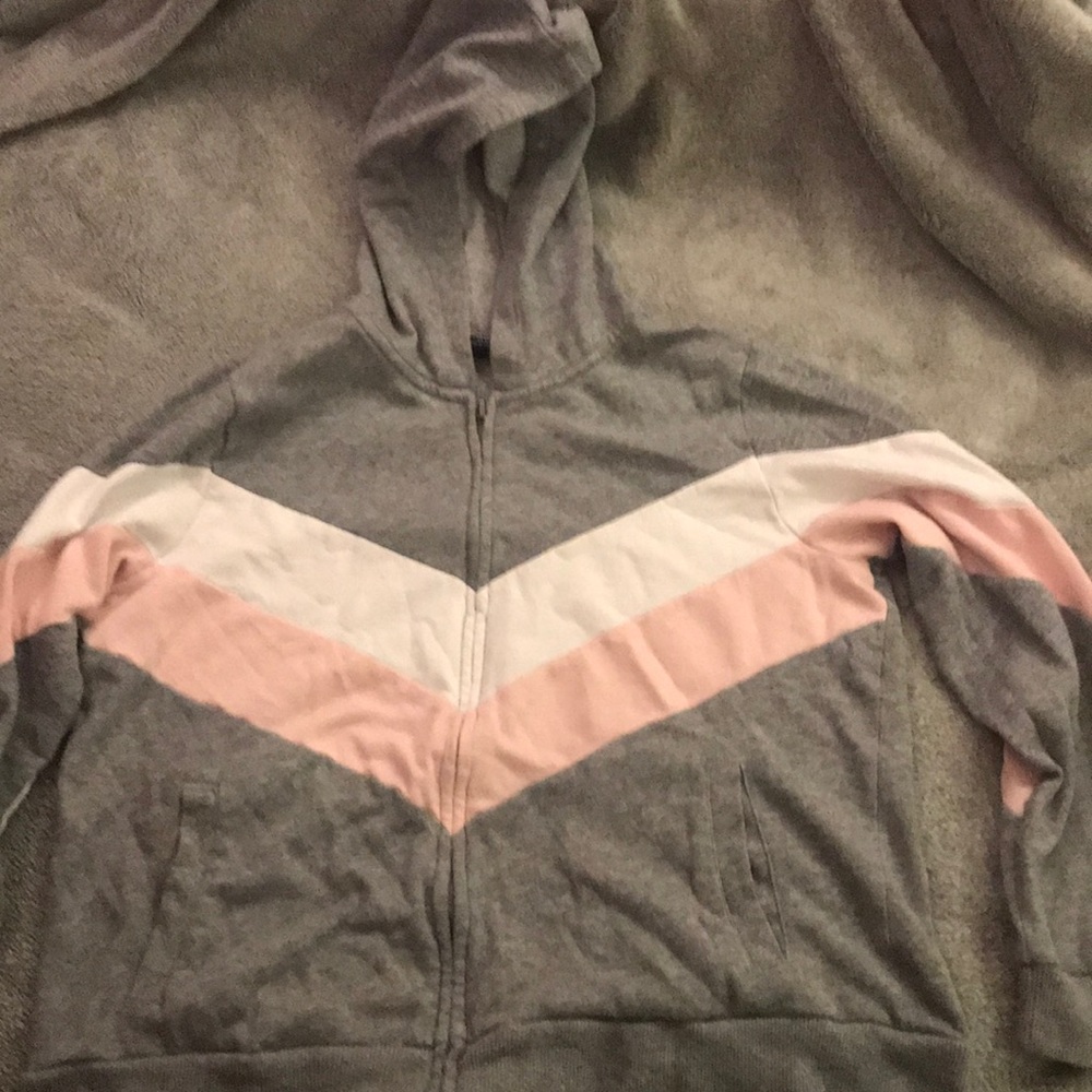 girls athletic works zip sweater